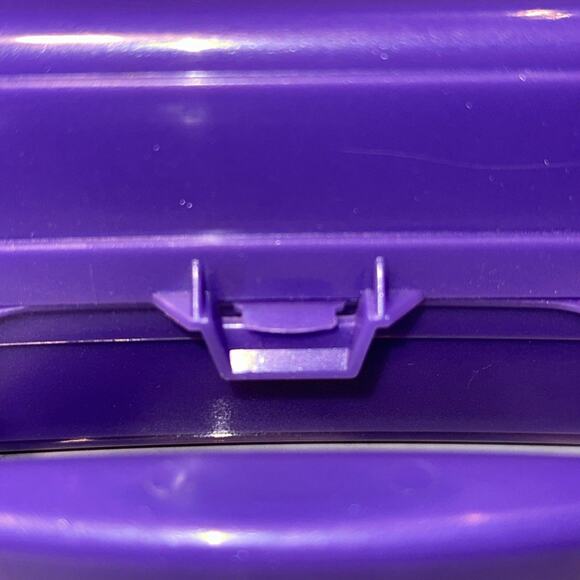 VINTAGE ELMO Lunch Box Plastic Whirley MadeInUSA Plastic 8x6x3" - Picture 7 of 9